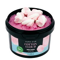 Korperpeeling & Fusspeeling Aura Silk Cotton Cloud 400g