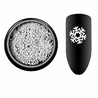 Nail Decoration White Snowflake
