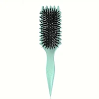 Haarburste fur Lockiges und Glattes Haar – Sanftes Entwirren & Definition von Locken