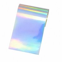 Nail Art Foil Mirror Silver Iridescent