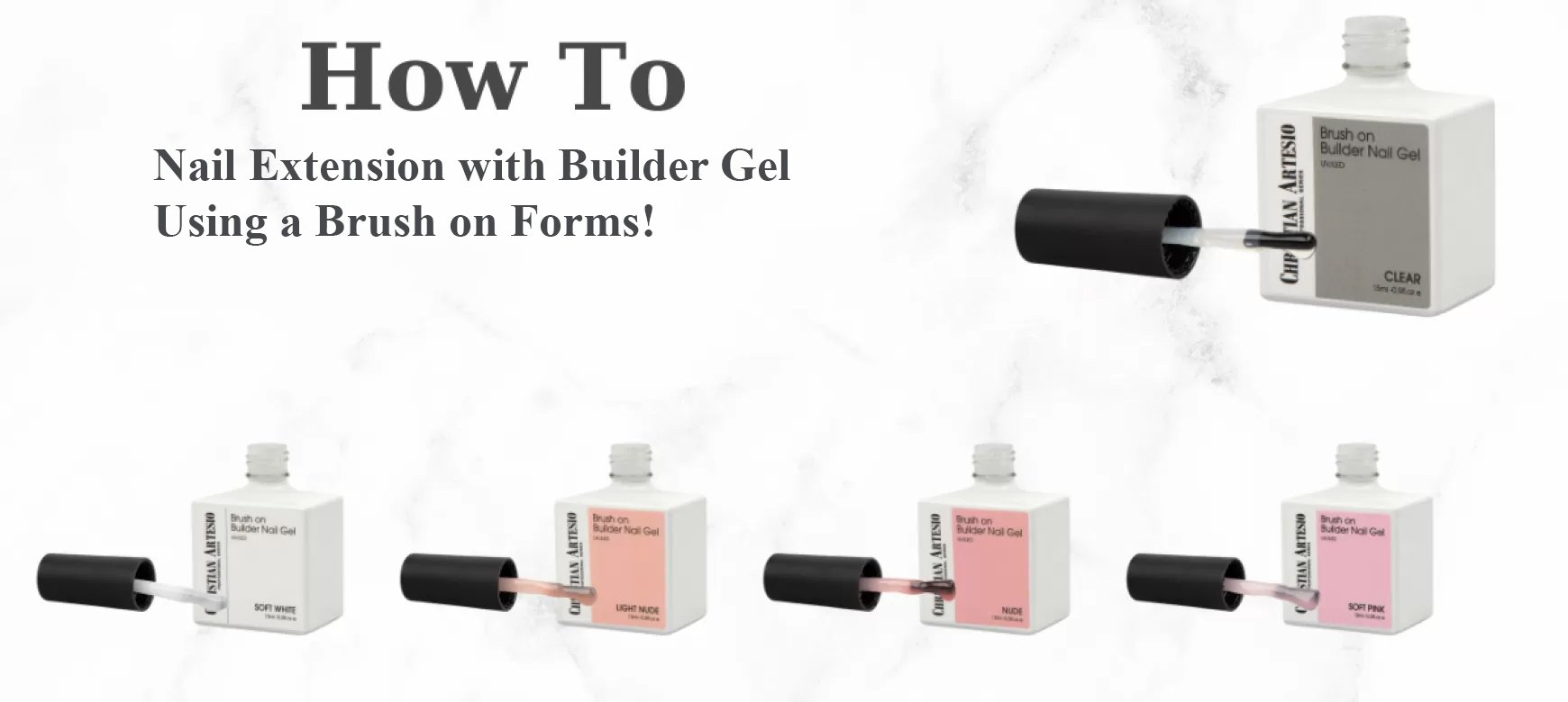 How to: επιμήκυνση φυσικού νυχιού με gel χτισίματος πάνω σε φόρμα