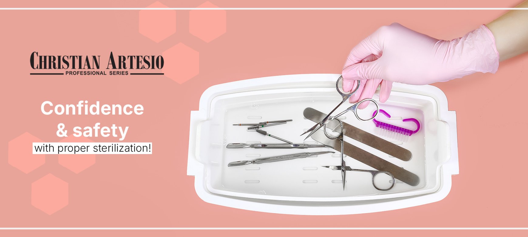 Αποστείρωση εργαλείων με τις κατάλληλες συσκευές